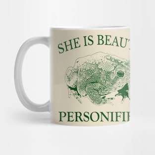 She is Beauty Personified Toad Mug